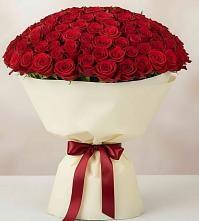 Букет 101 Красная роза Милано в Пскове