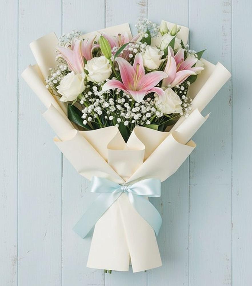 Букет цветов из: Лилии в Пскове