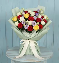 Букет цветов из:  Розы #REPLACE_PRED# Пскове