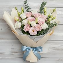Букет цветов из:  Лизиантусы #REPLACE_PRED# Пскове