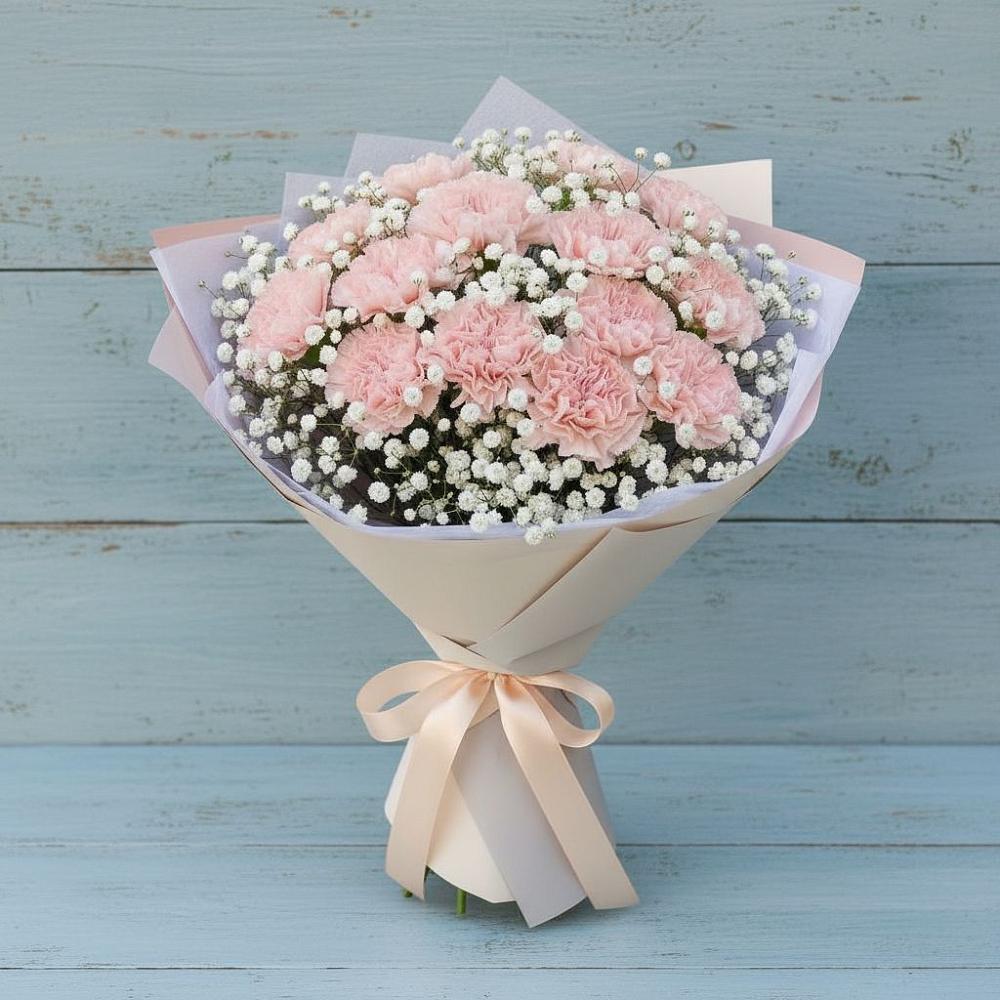 Букет цветов из: Гвоздики в Пскове