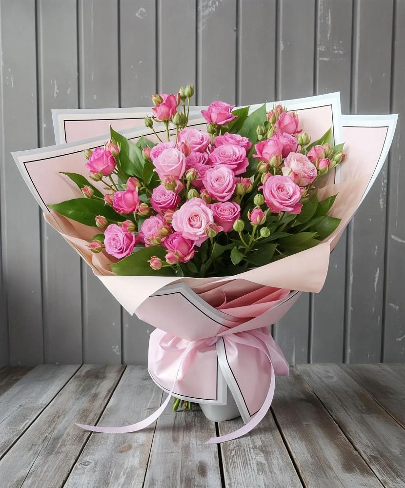 Букет Розовый кустик в Пскове