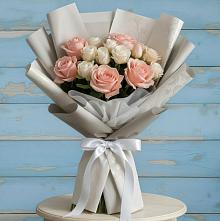 Букет цветов из:  Розы в Пскове