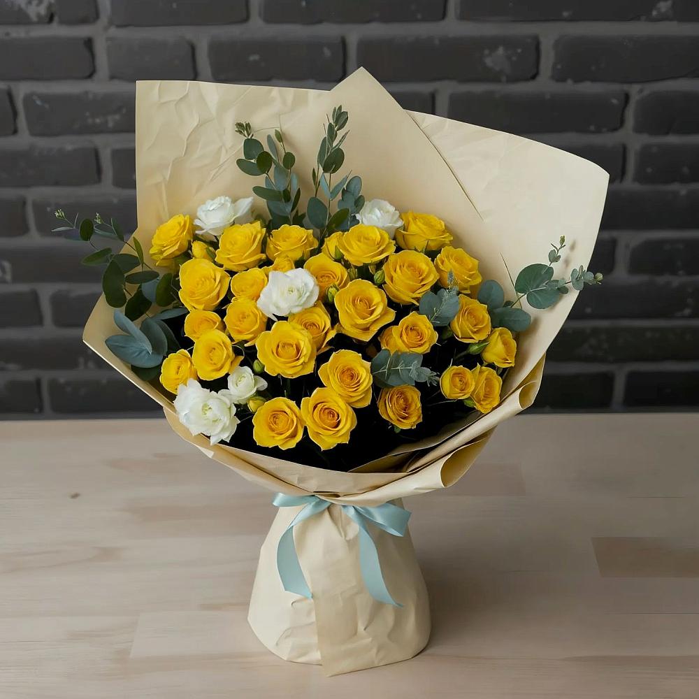 Букет цветов из: Розы в Пскове