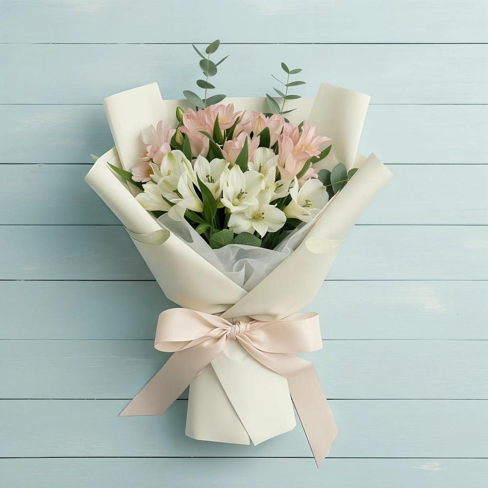 Букет цветов из: Альстромерии в Пскове