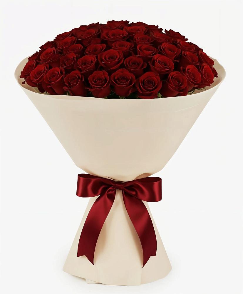 Букет 101 Бордовая роза Блэк Бакарра в Пскове