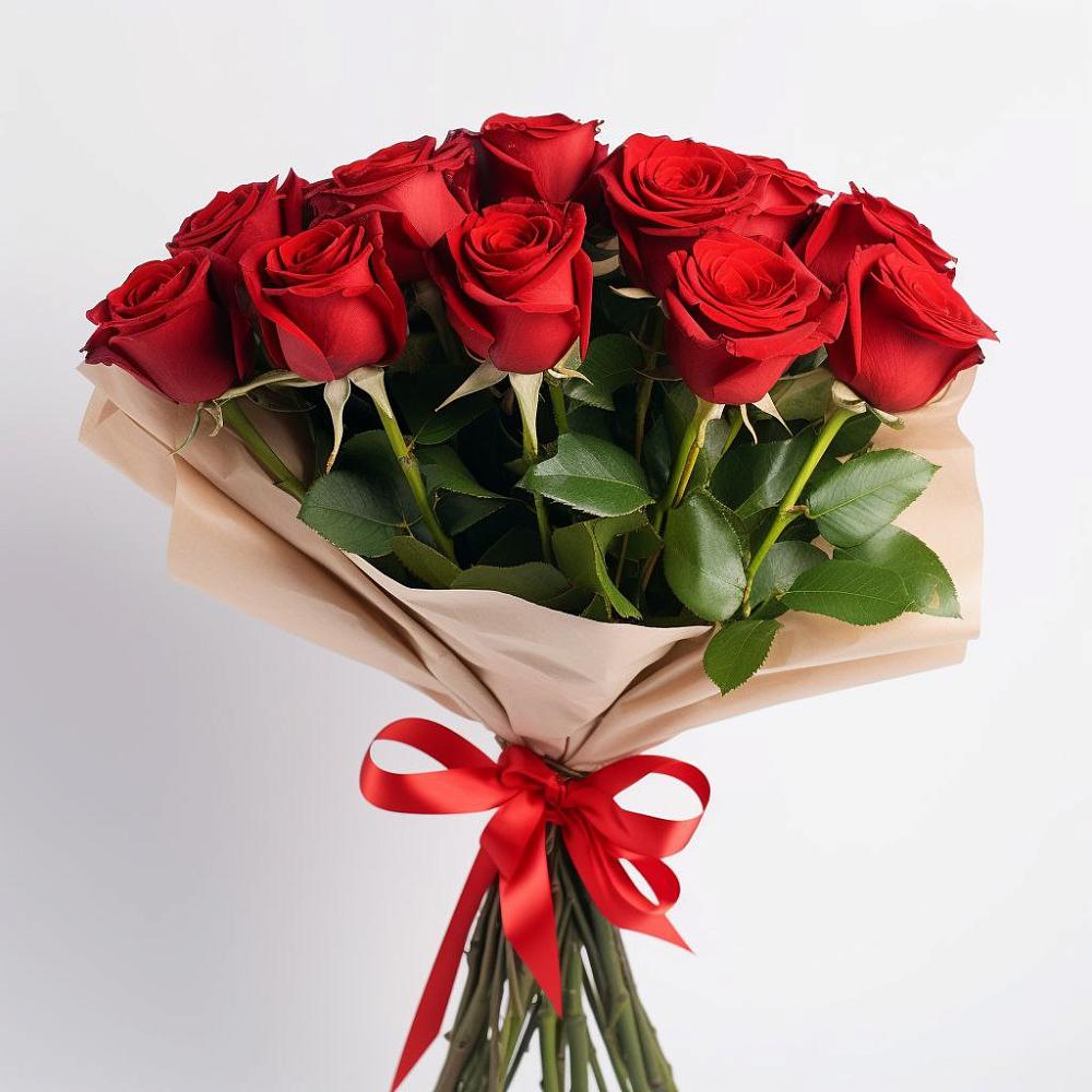 Букет 11 Красных роз Эдлесс Лав в Пскове